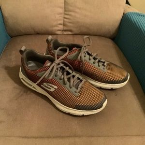 Skechers Skech-Air sneakers with memory foam.